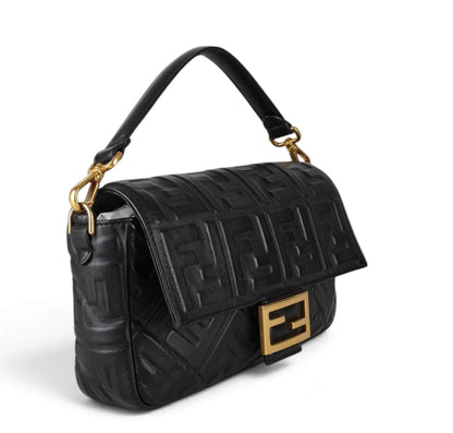 Baguette in Nappa Nera