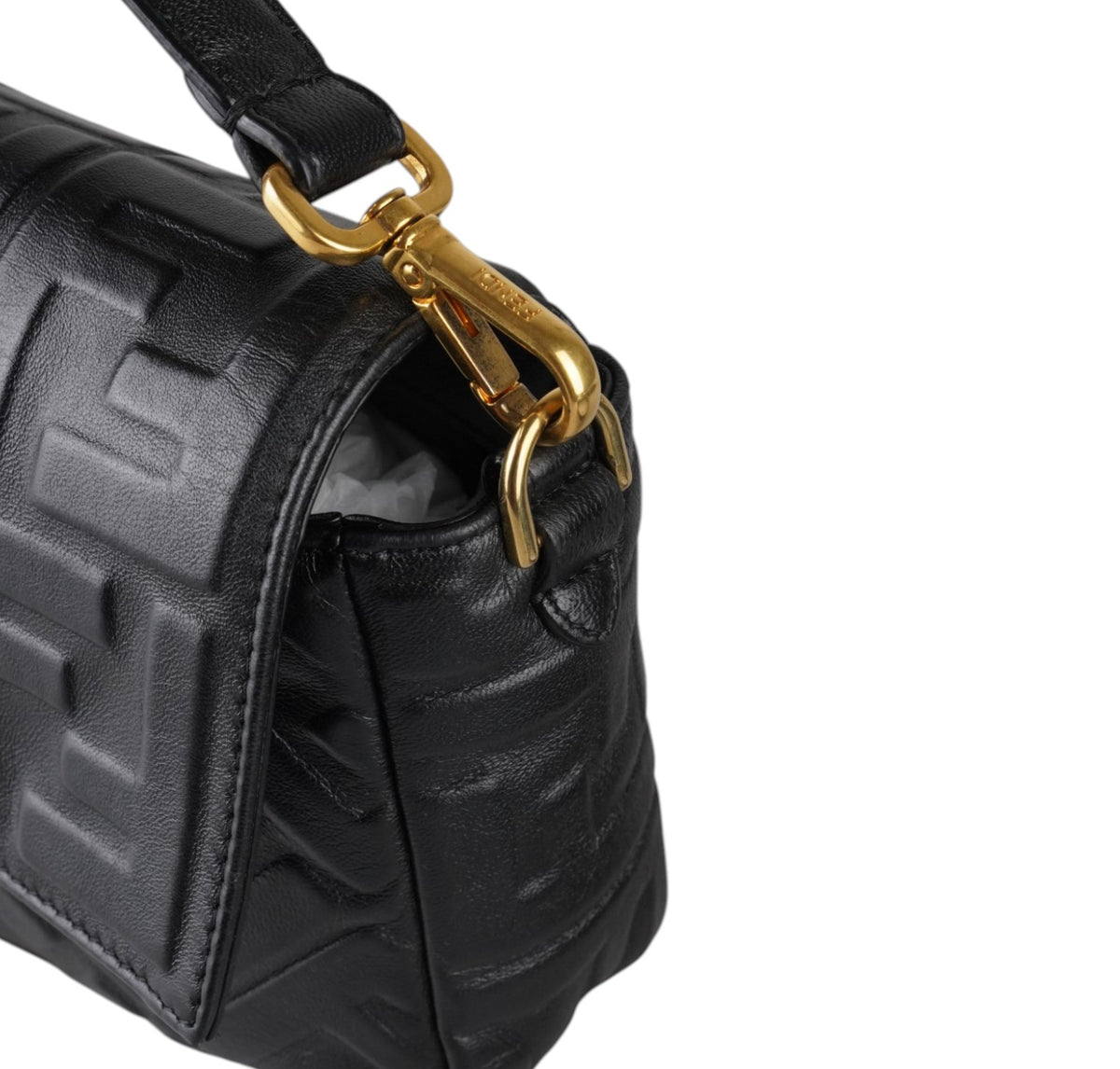 Baguette in Nappa Nera