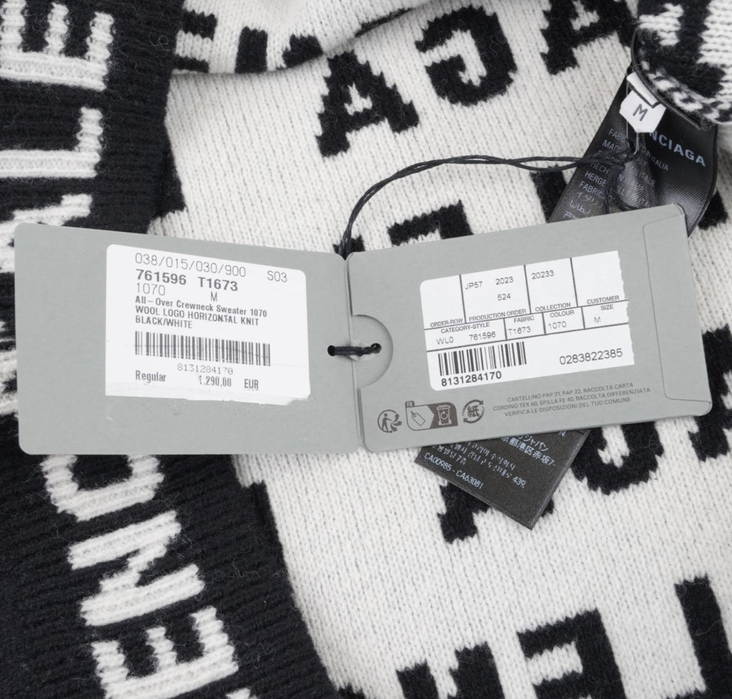 Maglione All Over Logo