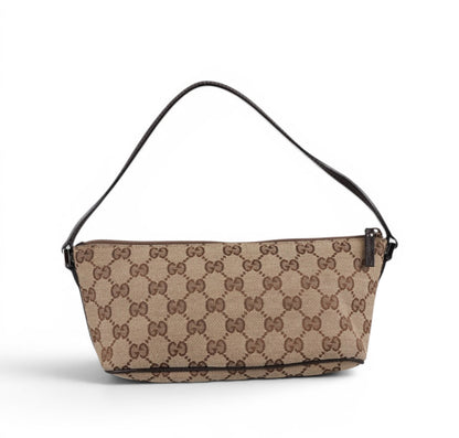 Beige Boat Clutch 