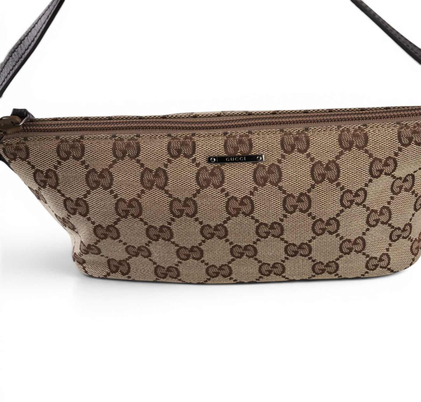 Beige Boat Clutch 