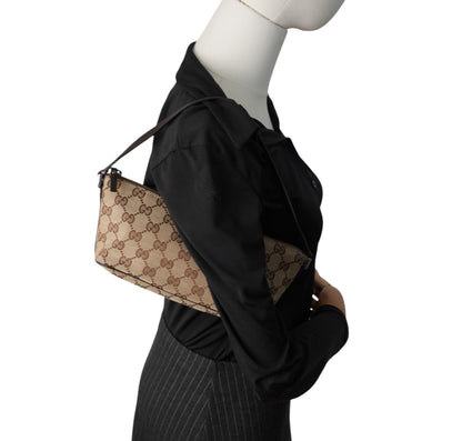 Beige Boat Clutch 