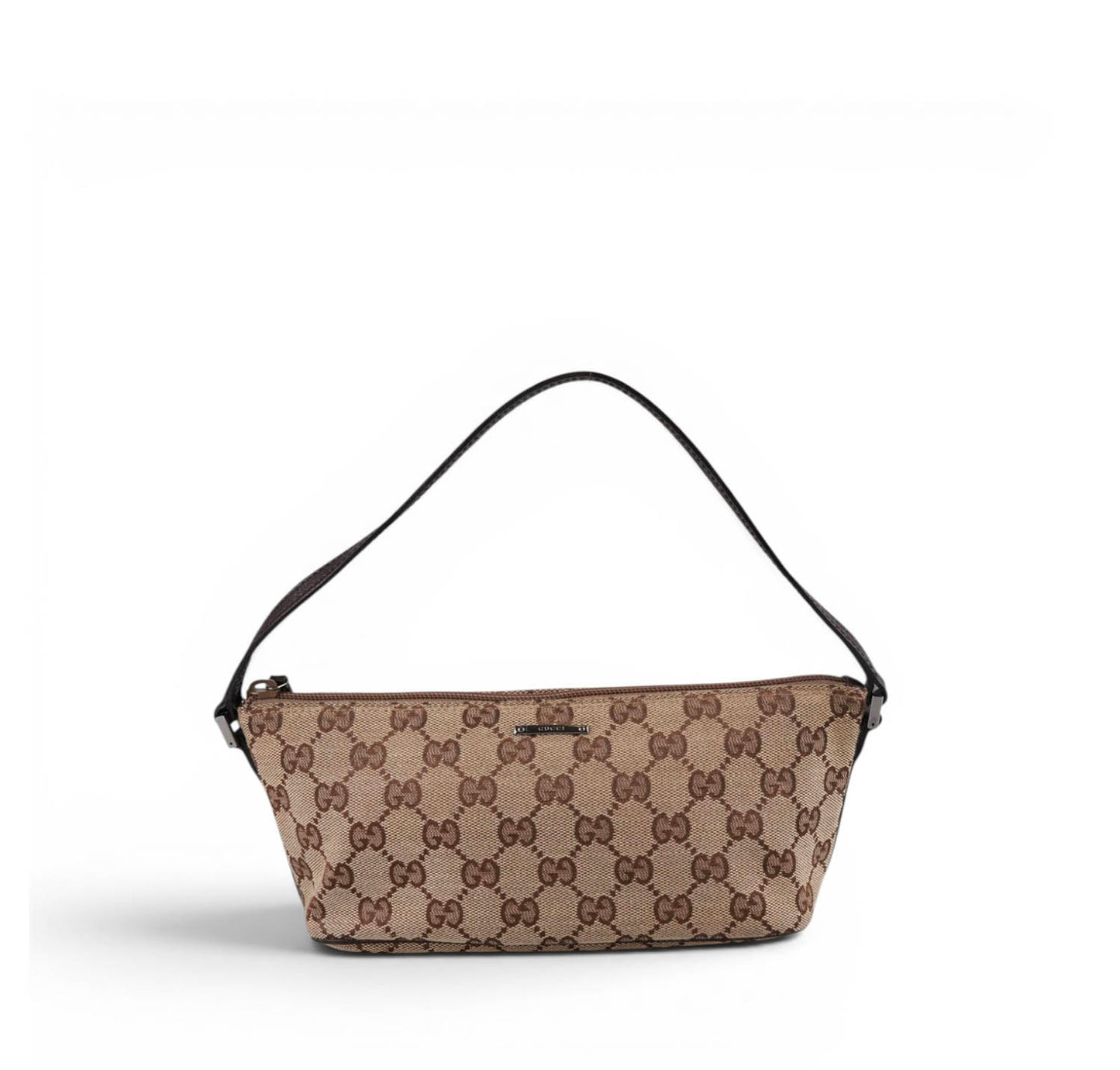 Beige Boat Clutch 