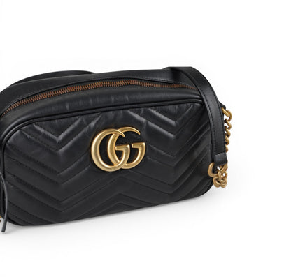 GG Marmont Camera Bag Small Black