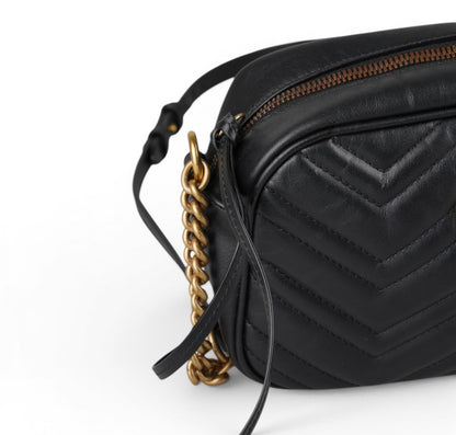 GG Marmont Camera Bag Small Black