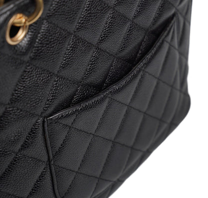 Petite Shopping Tote Caviar