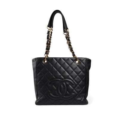 Petite Shopping Tote Caviar