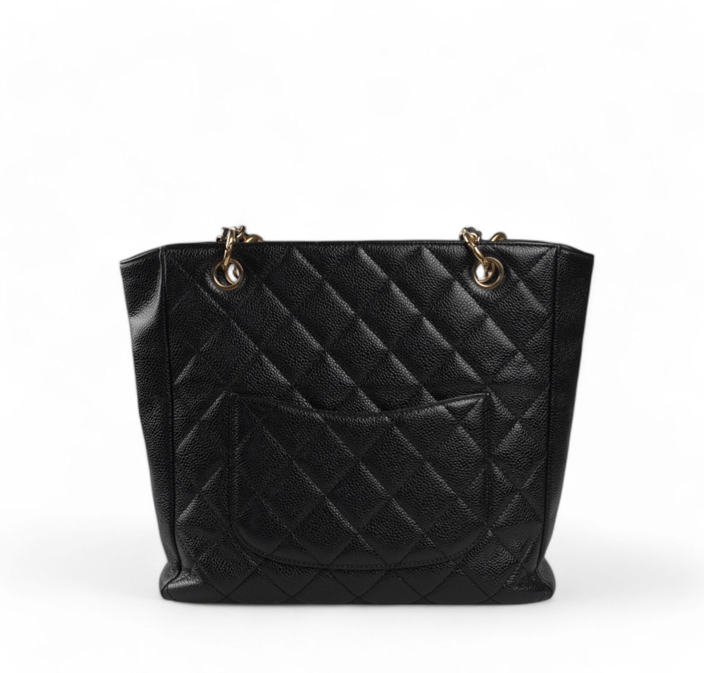 Petite Shopping Tote Caviar