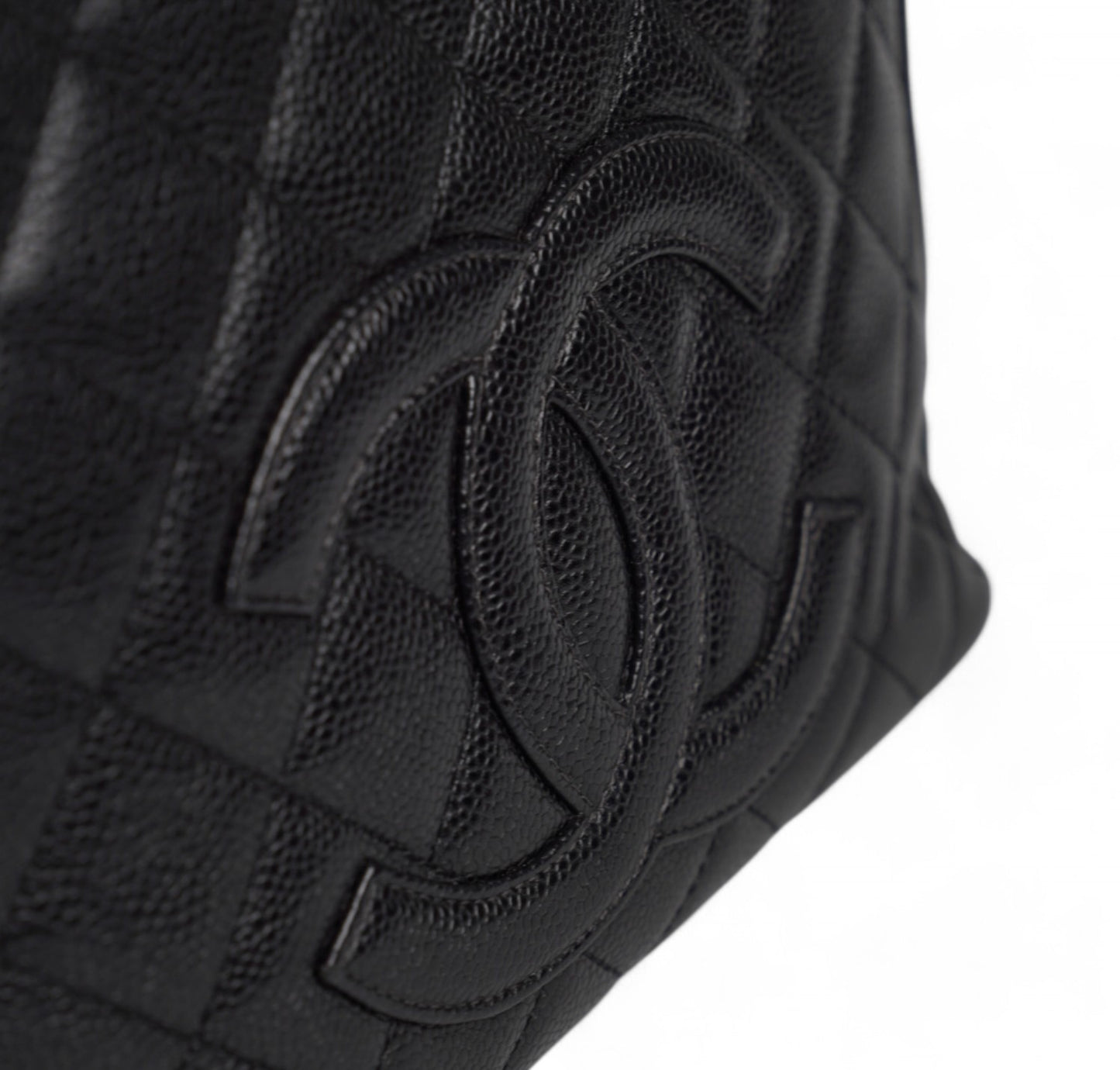 Petite Shopping Tote Caviar