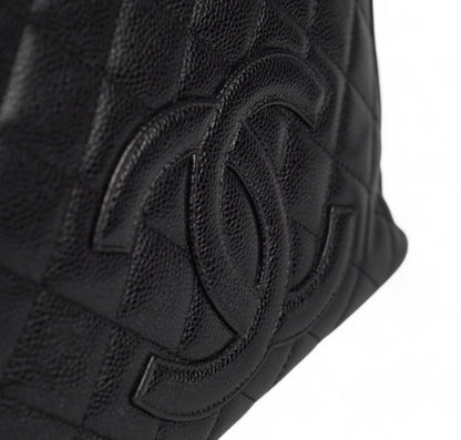 Petite Shopping Tote Caviar