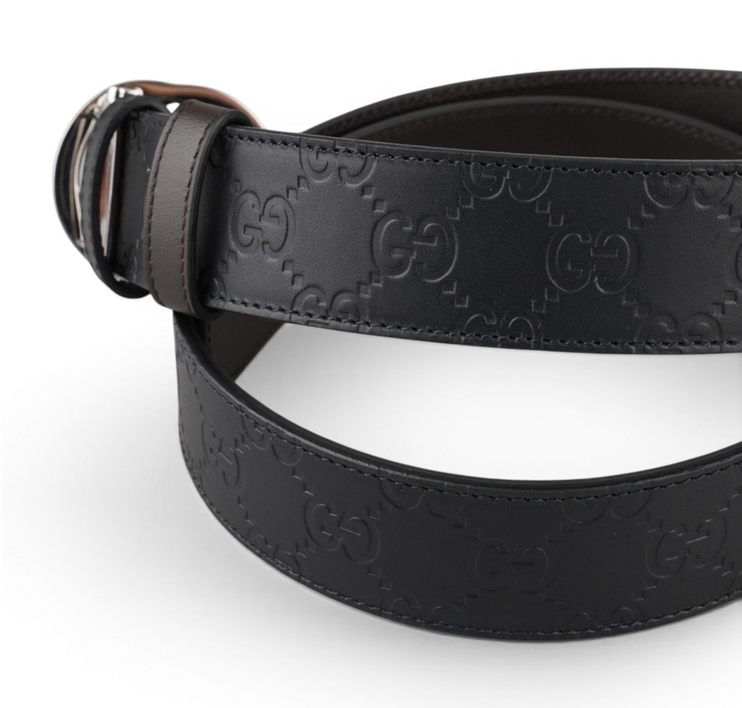 Cintura GG Embossed Reversibile 85