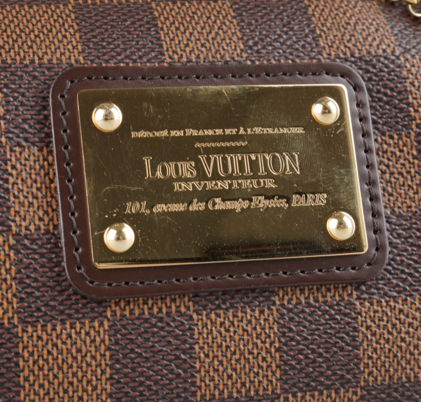 Eva Damier Ebene Clutch