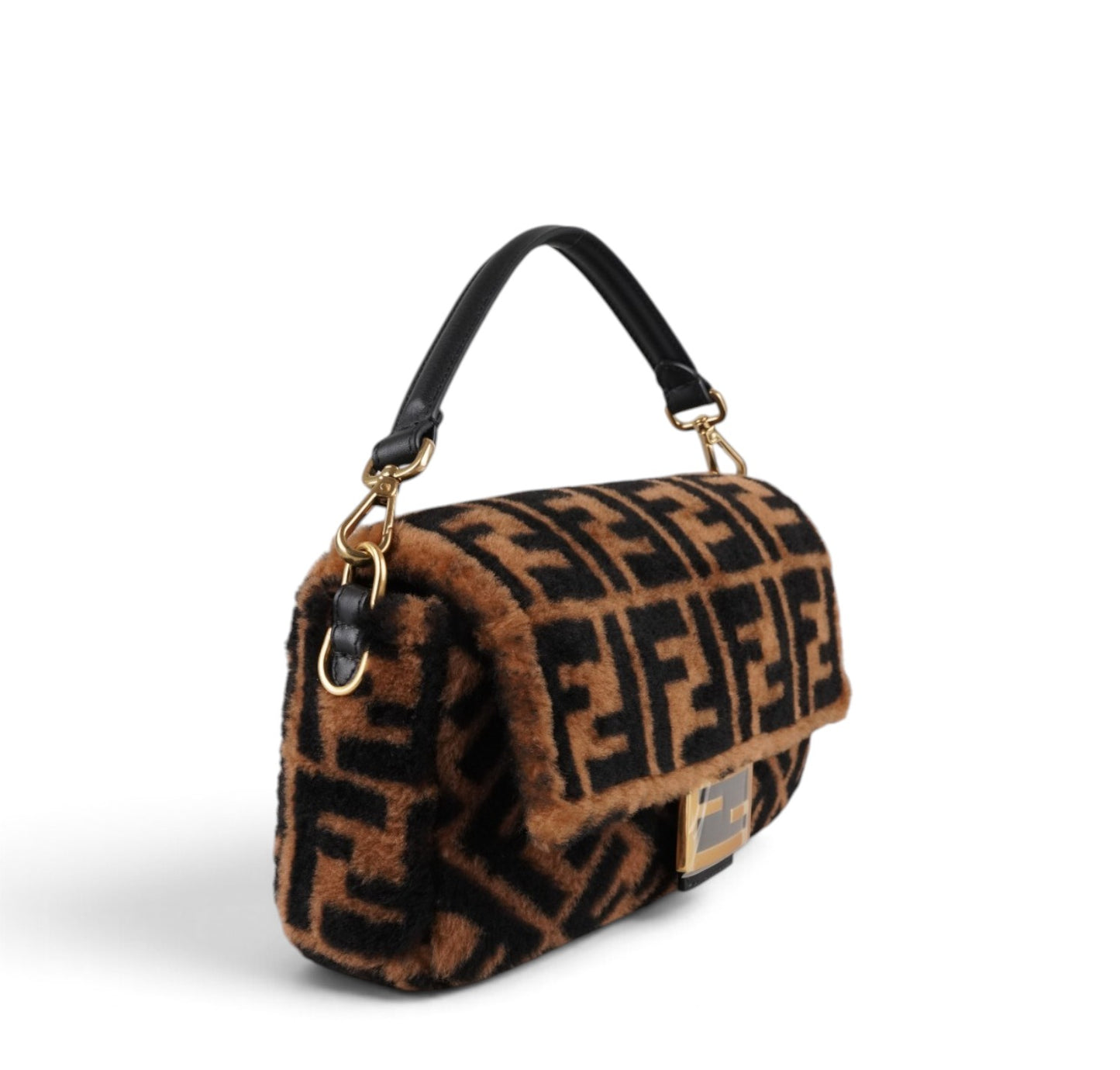 Baguette Shearling Monogram