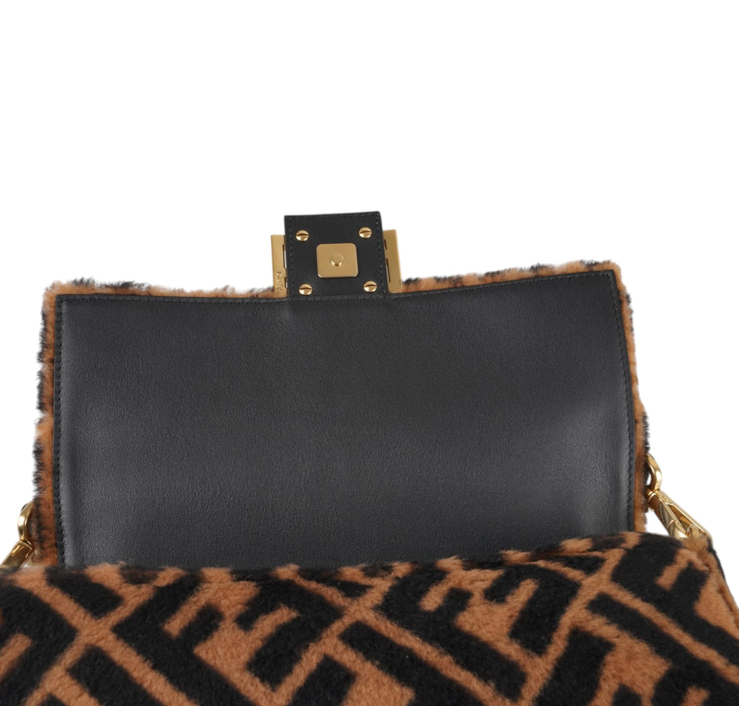 Baguette Shearling Monogram