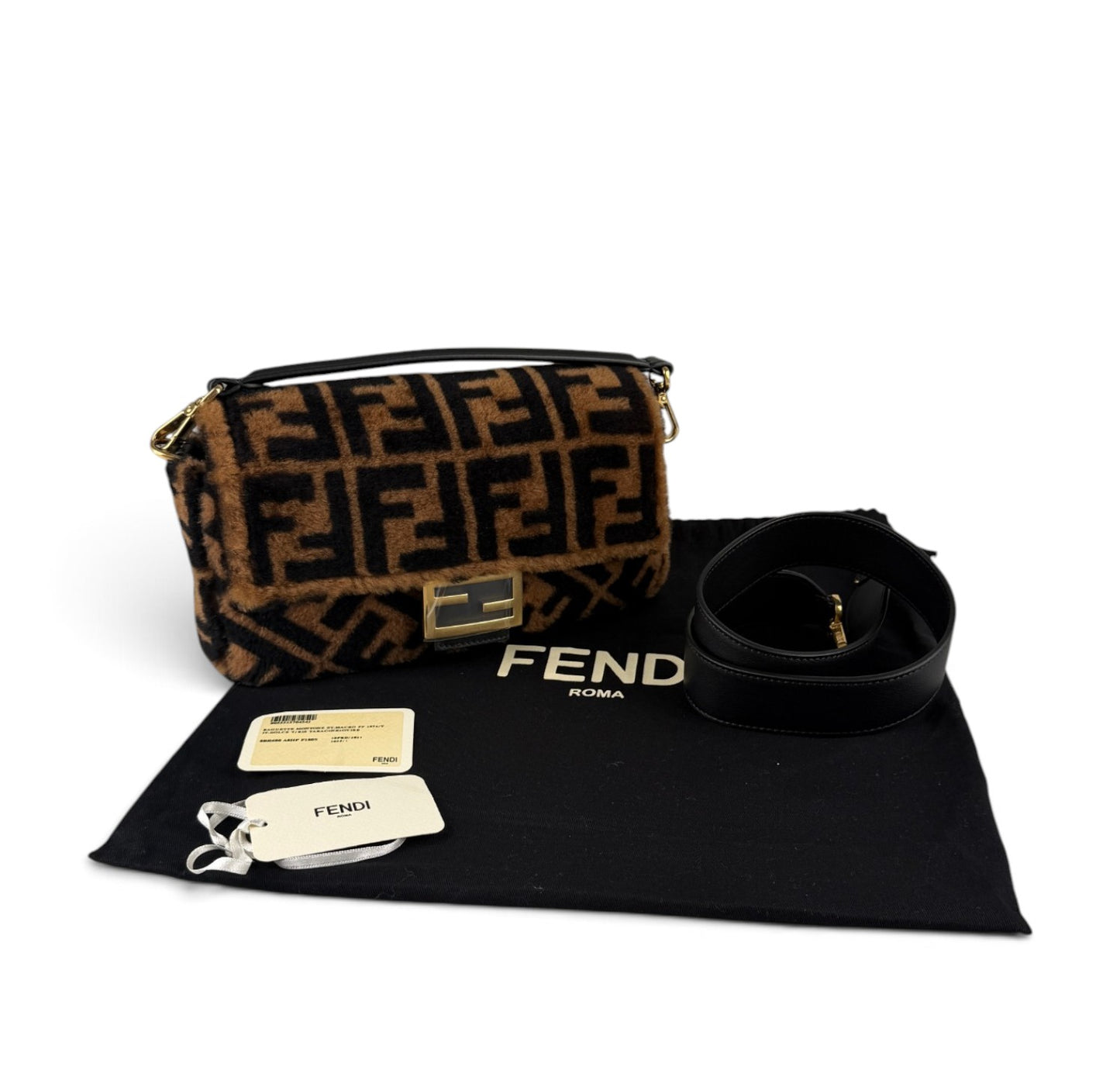 Baguette Shearling Monogram