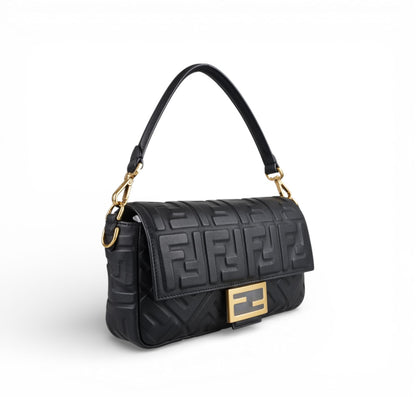 Baguette in Nappa Nera