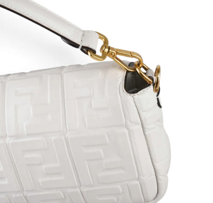 Baguette in nappa Bianca