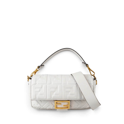 Baguette in nappa Bianca