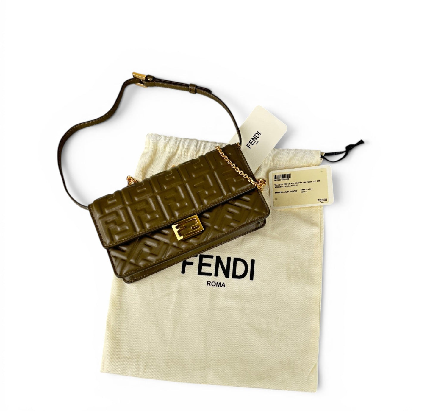 Wallet On Chain Baguette Verde