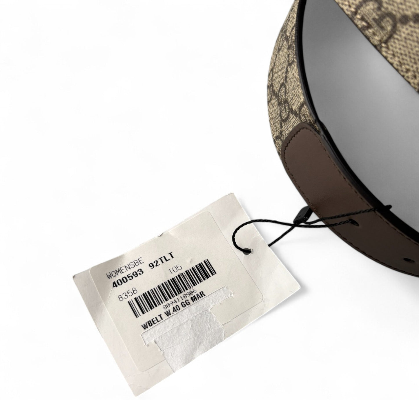 GG Monogram Brown Belt 105