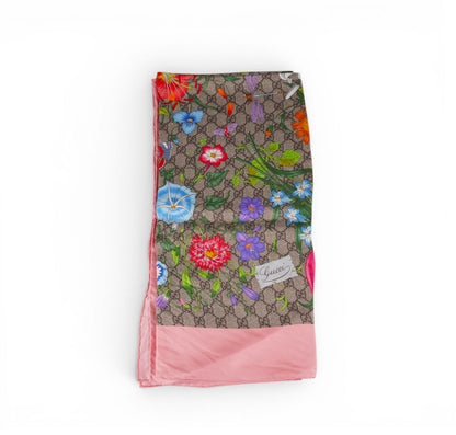 Flower Power Silk Scarf