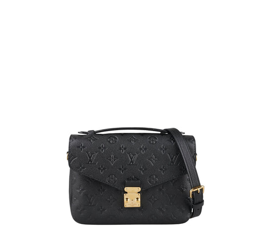 Black Métis Empreinte Clutch Bag 