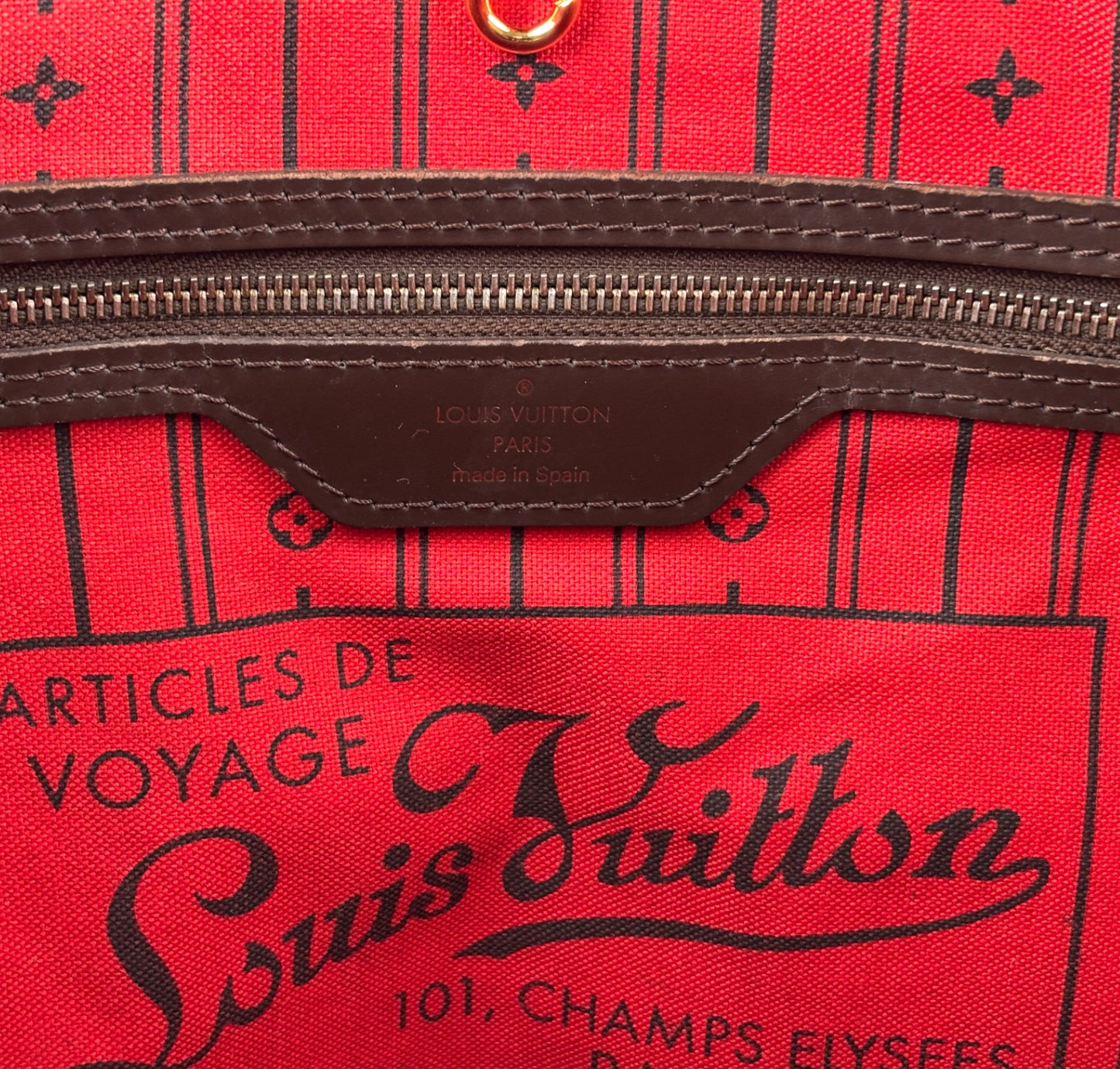 Neverfull MM Damier Ebene