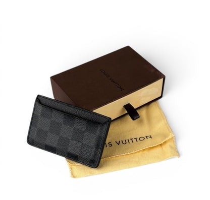 Neo Portacarte Damier Graphite