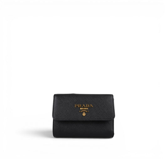 Black Saffiano Wallet