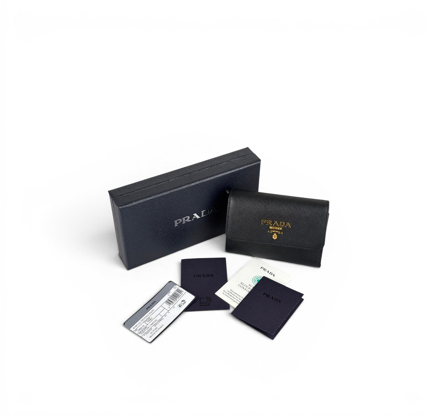 Black Saffiano Wallet