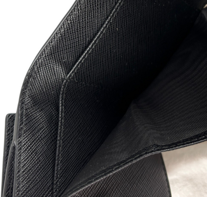 Black Saffiano Wallet