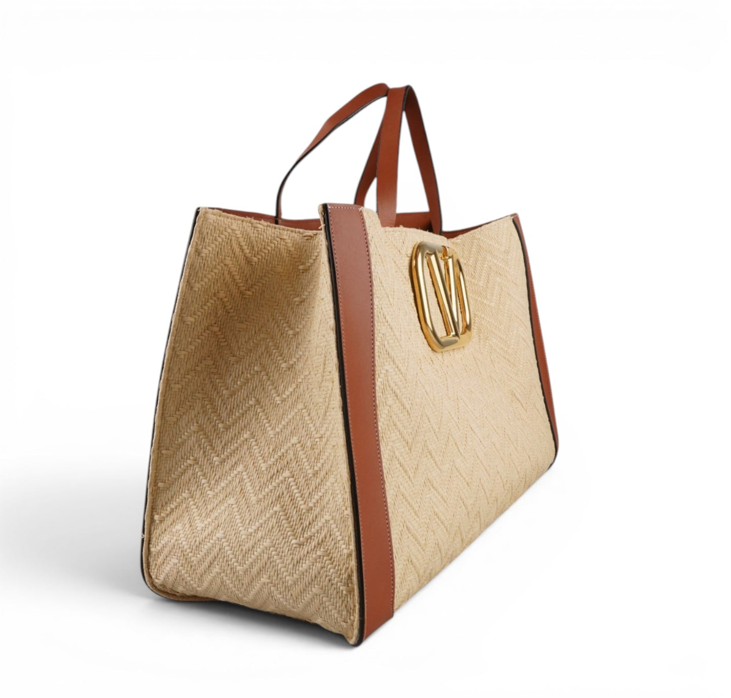 VLogo Tote Rafia