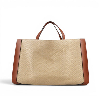 VLogo Tote Rafia