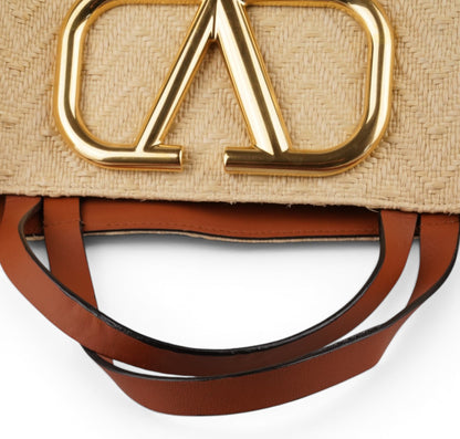 VLogo Tote Rafia
