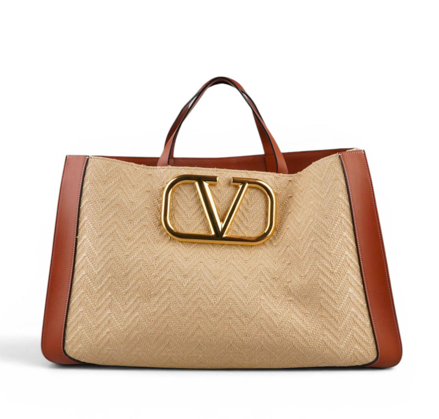 VLogo Tote Rafia