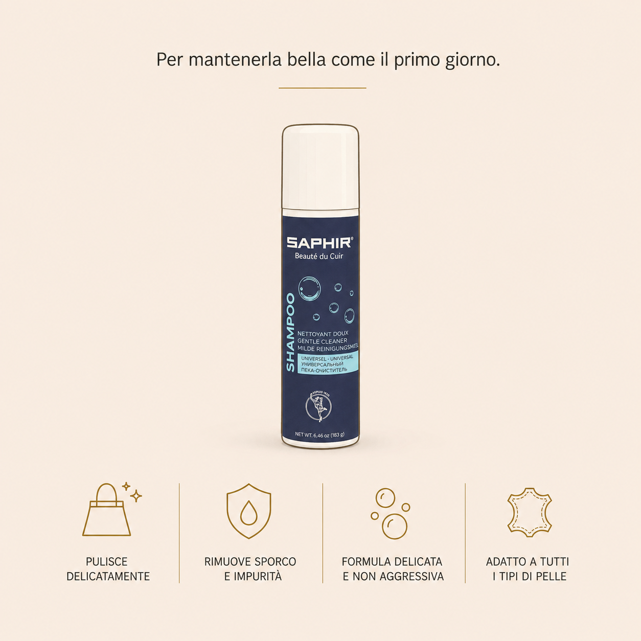 Saphir Shampoo Detergente Universale