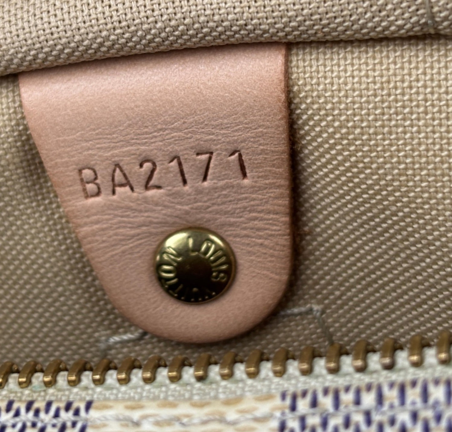 Speedy 30 Damier Azur