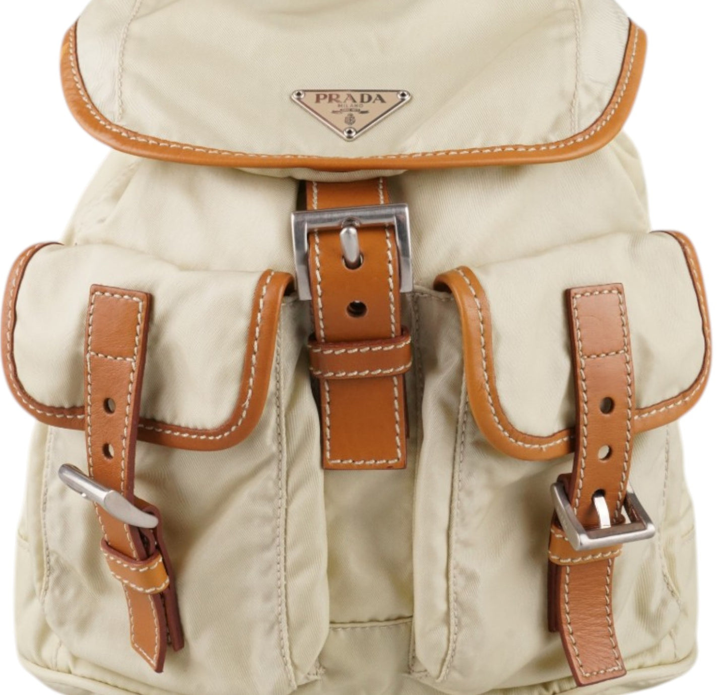Zaino Nylon Avorio