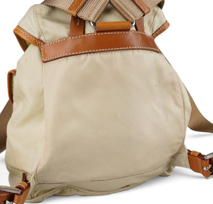 Zaino Nylon Avorio