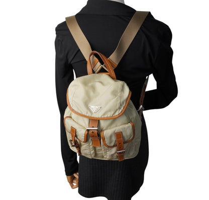 Zaino Nylon Avorio
